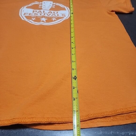 Palau Festivals Orange T-Shirt Gildan Ultra Cotton L Portland Graphic Design - Picture 5 of 5